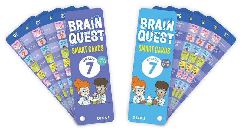 Workman Publishing Brain Quest Smart Cards Grade 7 Ages 9-10