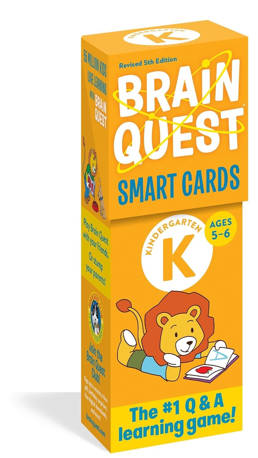 Workman Publishing Brain Quest Smart Cards Kindergarten Ages 5-6
