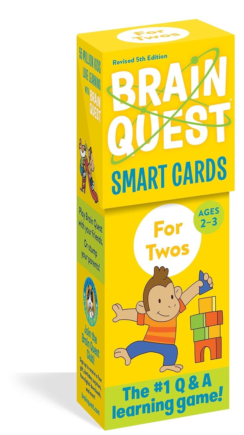 Workman Publishing Brain Quest Smart Cards For Twos Ages 2-3