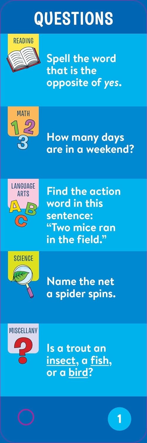 Workman Publishing Brain Quest Smart Cards Grade 1 Ages 6-7