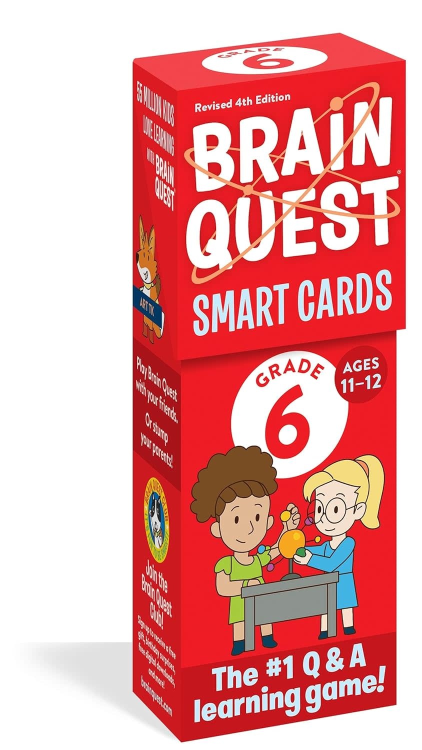Workman Publishing Brain Quest Smart Cards Grade 6 Ages 11-12