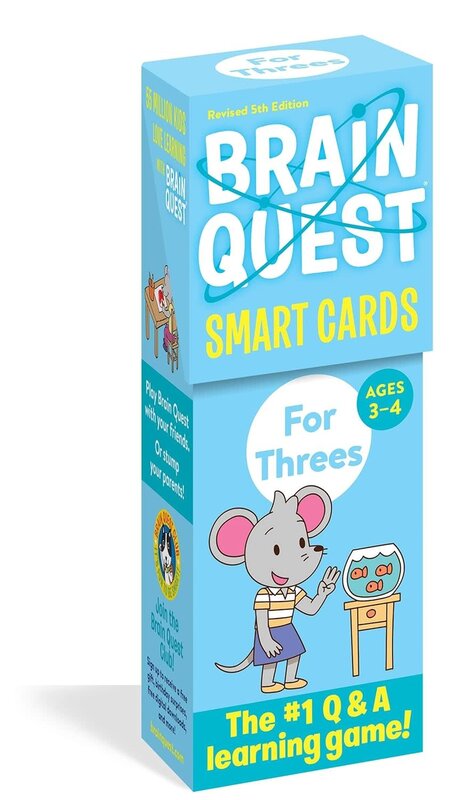 Workman Publishing Brain Quest Smart Cards For Threes Ages 3-4