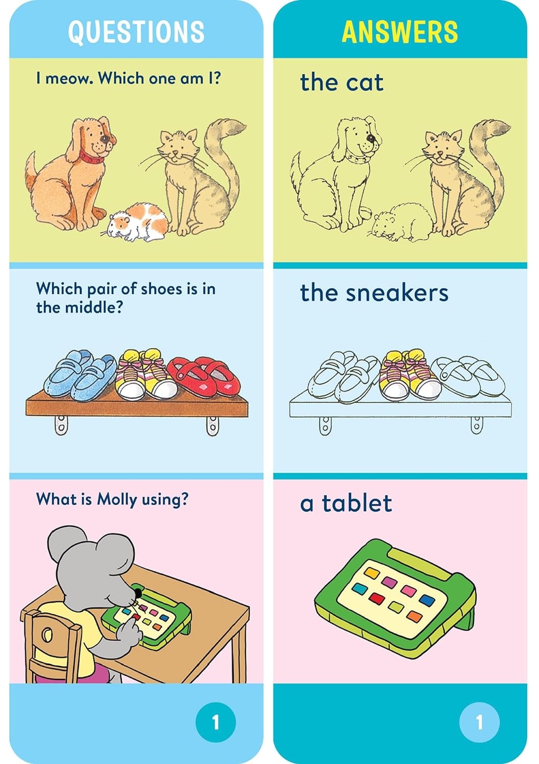 Workman Publishing Brain Quest Smart Cards For Threes Ages 3-4