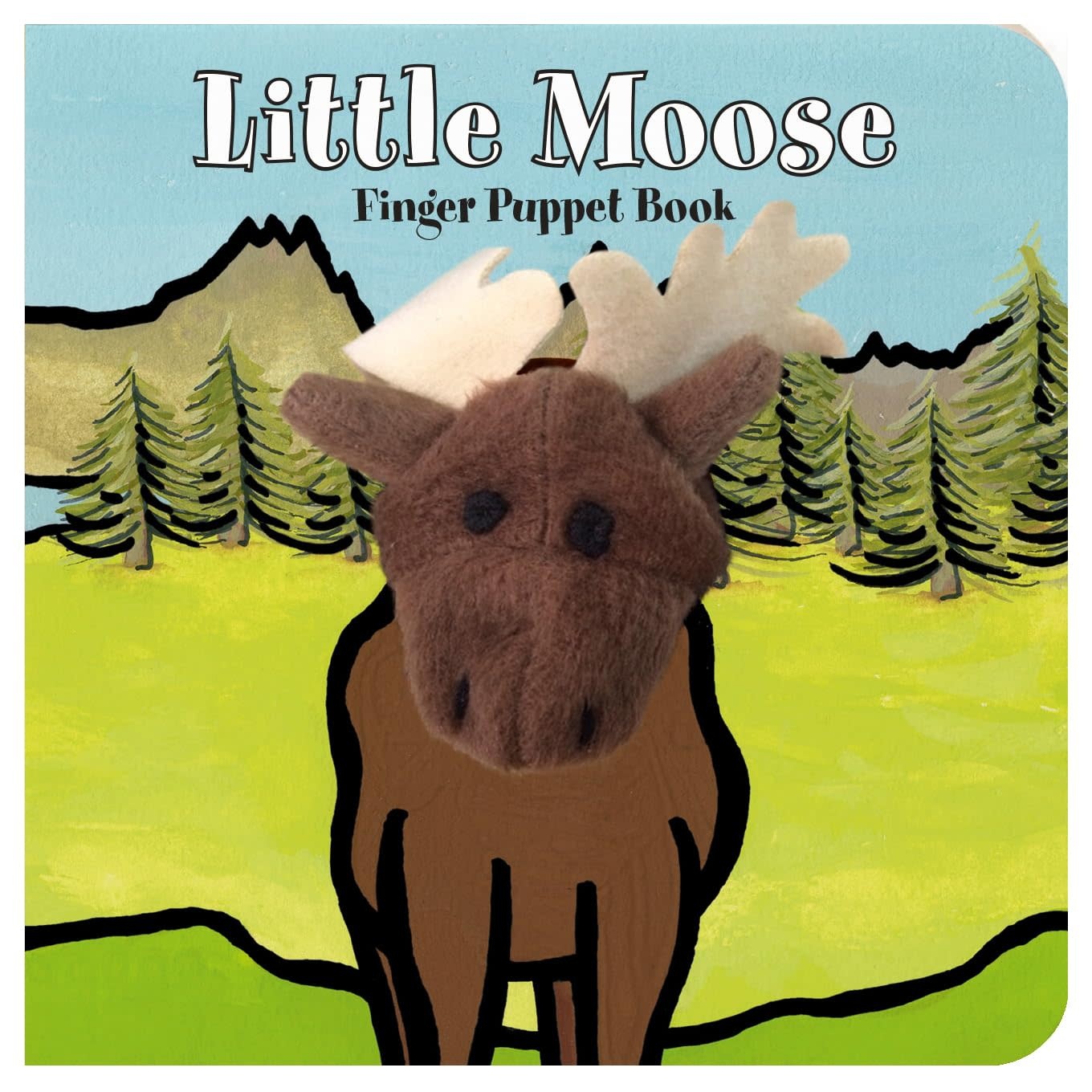 Finger Puppet Board Book: Little Moose
