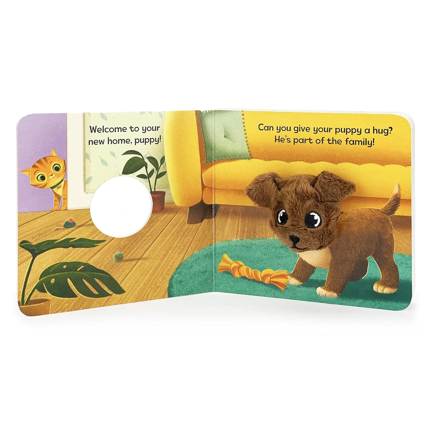 Finger Puppet Board Book Puppy Love