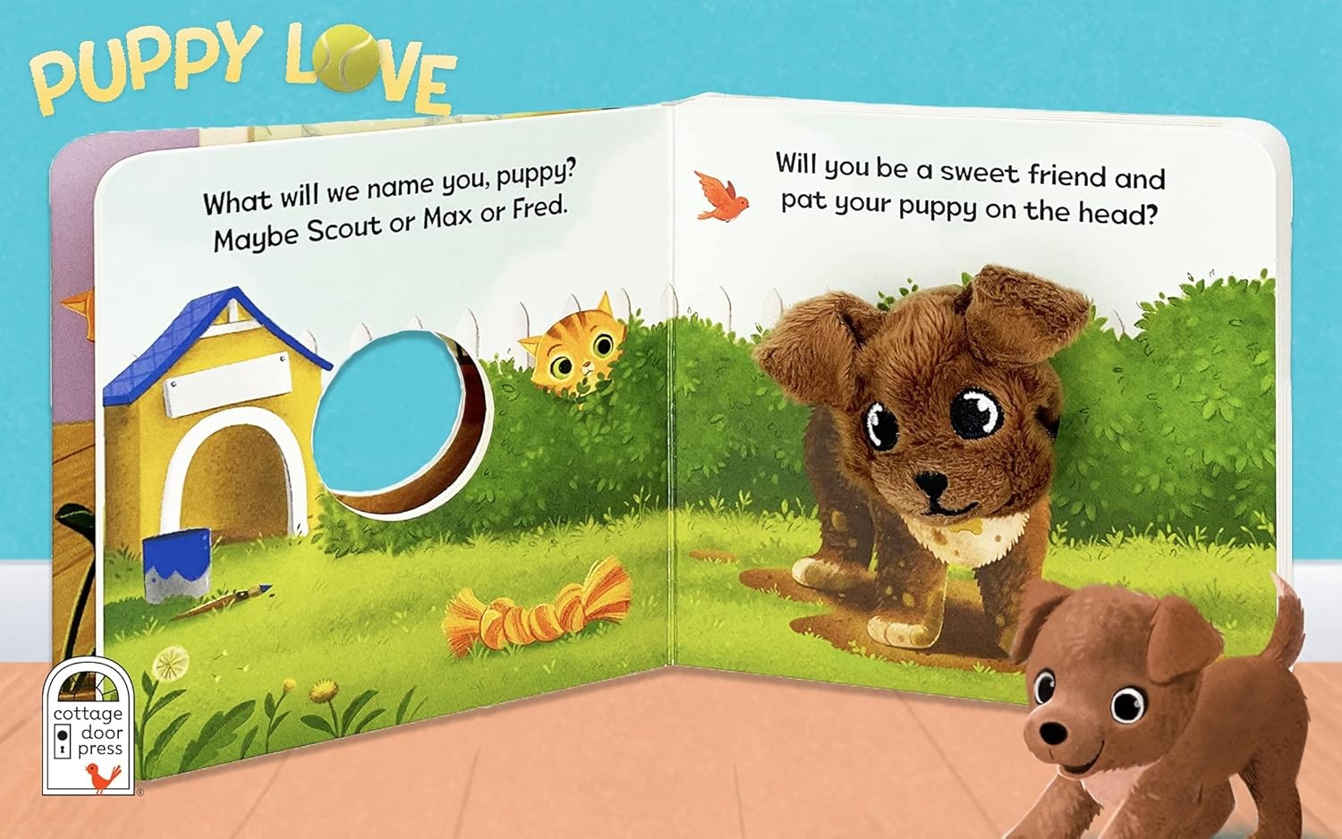 Finger Puppet Board Book Puppy Love