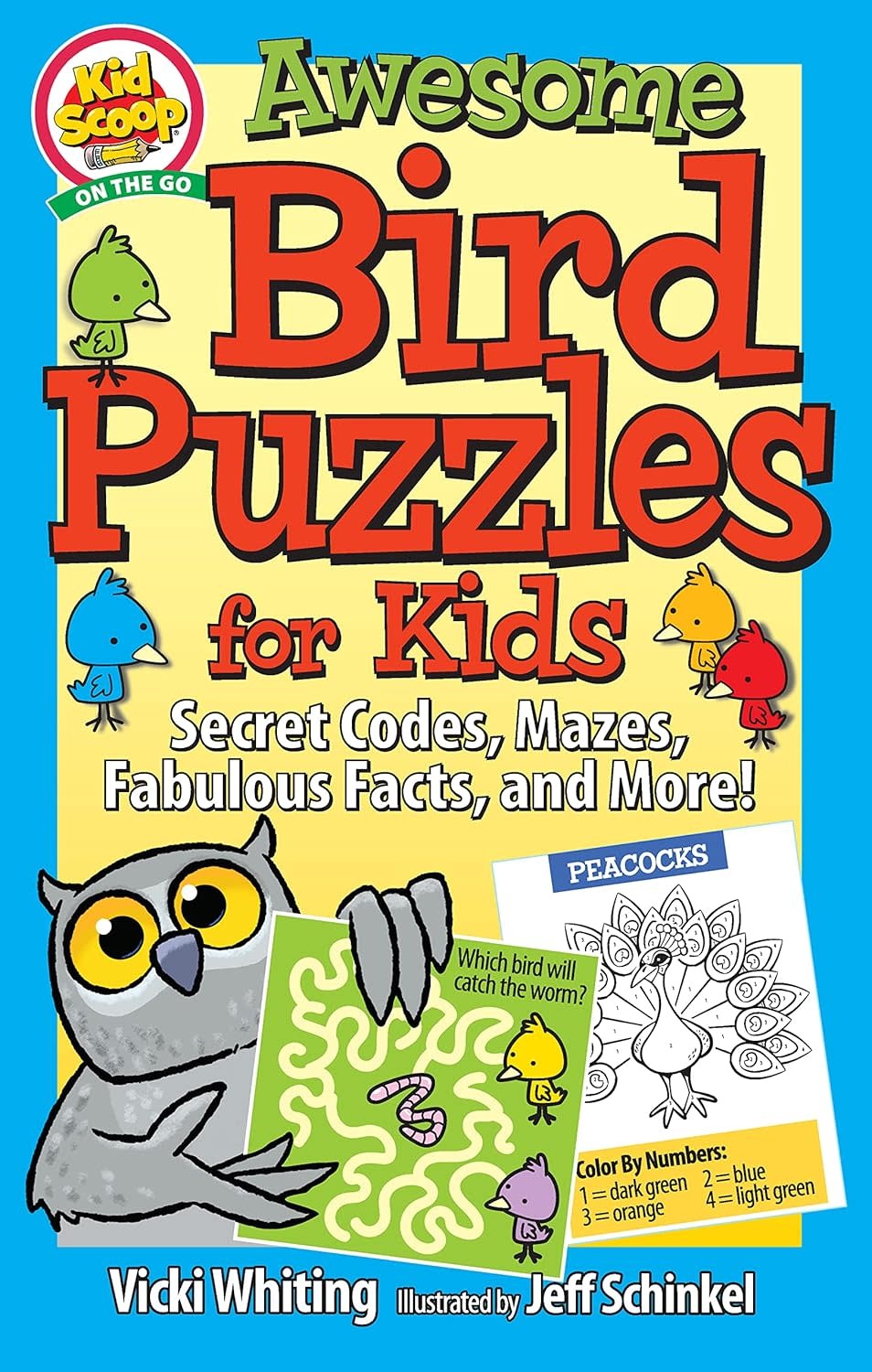 Kid Scoop Awesome Bird Puzzles for Kids Book