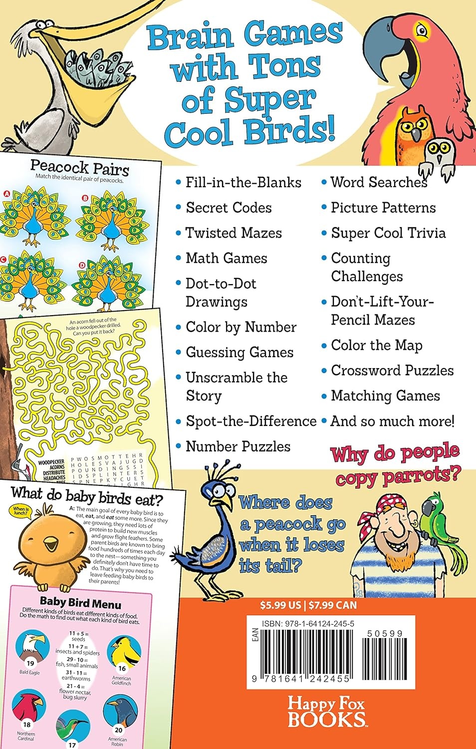 Kid Scoop Awesome Bird Puzzles for Kids Book