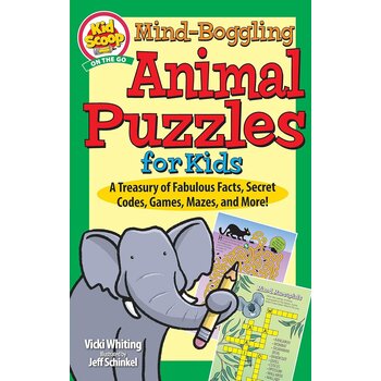 Kid Scoop Mind-Boggling Animal Puzzles for Kids Book