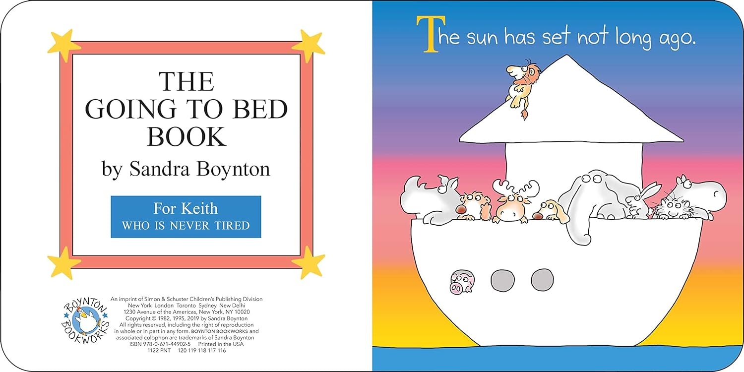 Sandra Boynton Board Book: The Going to Bed Book
