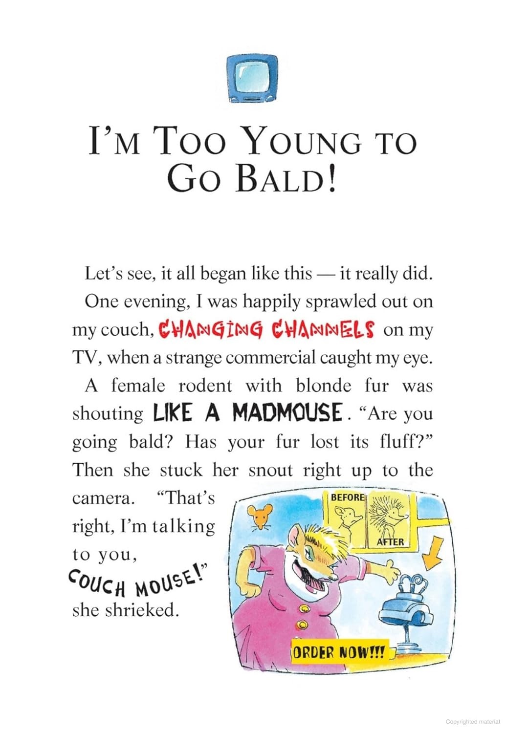 Geronimo Stilton Book 4 I'm Too Fond of my Fur!