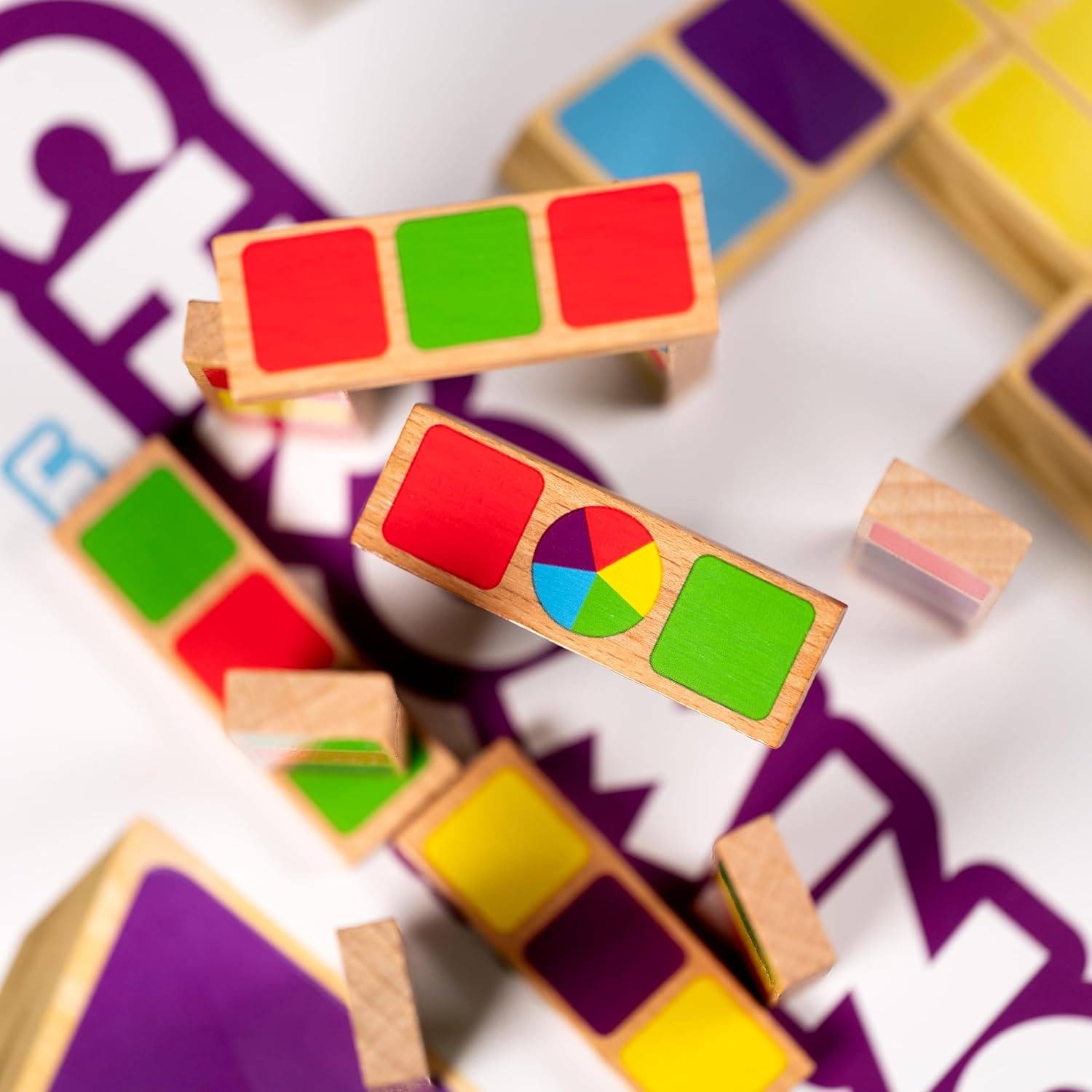 Chromino Wood Version Game