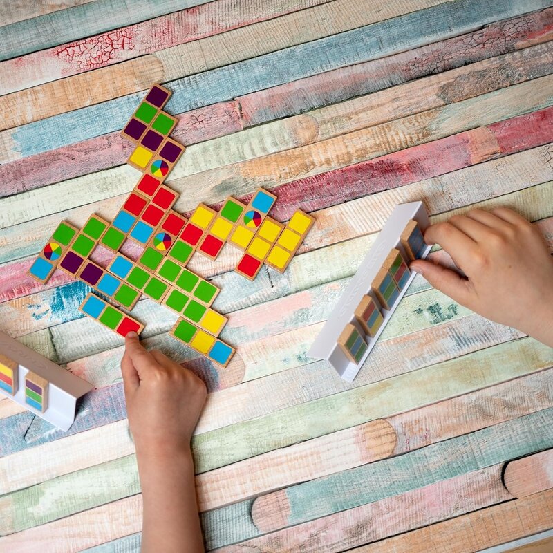 Chromino Wood Version Game