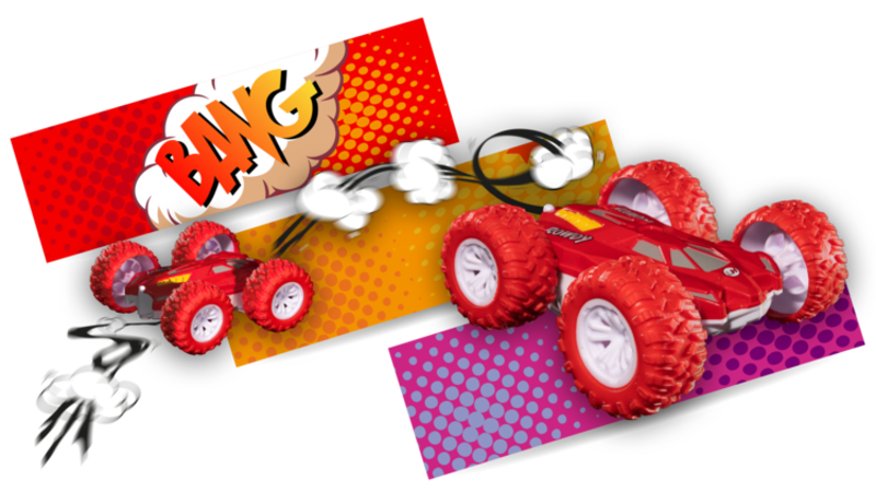 Litehawk Mini Rowdy 4WD Stunt R/C
