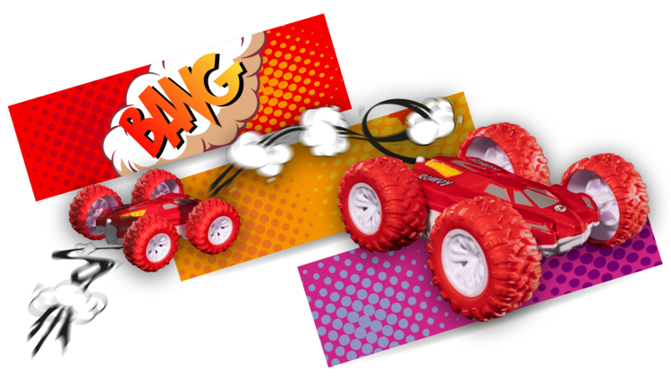 Litehawk Mini Rowdy 4WD Stunt R/C