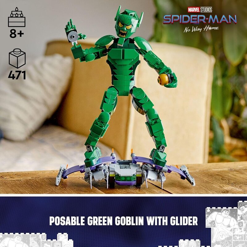 Lego Lego Marvel Spiderman Green Goblin Figure