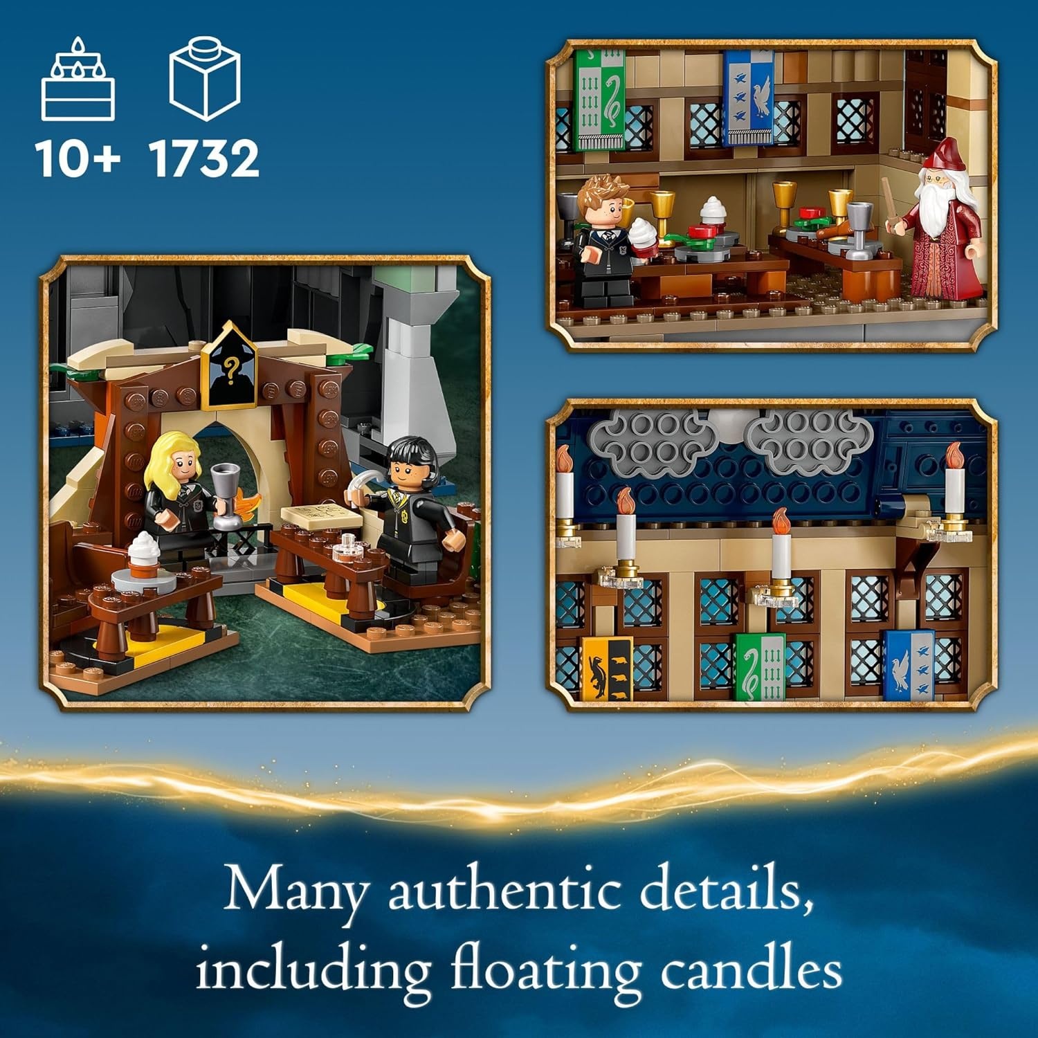 Lego harry potter hogwarts great hall castle toy hotsell