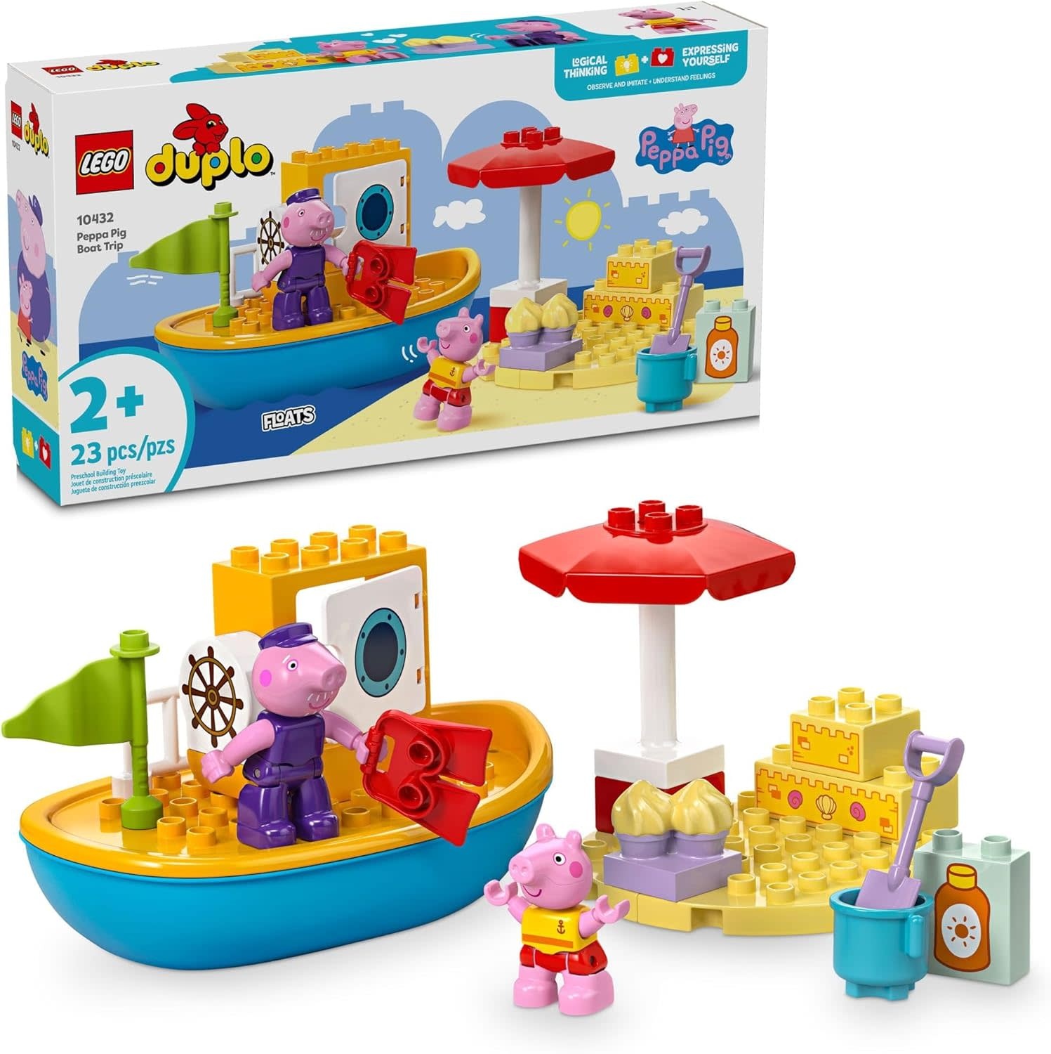 Lego Duplo Peppa Pig Boat Trip Minds Alive Toys Crafts Books