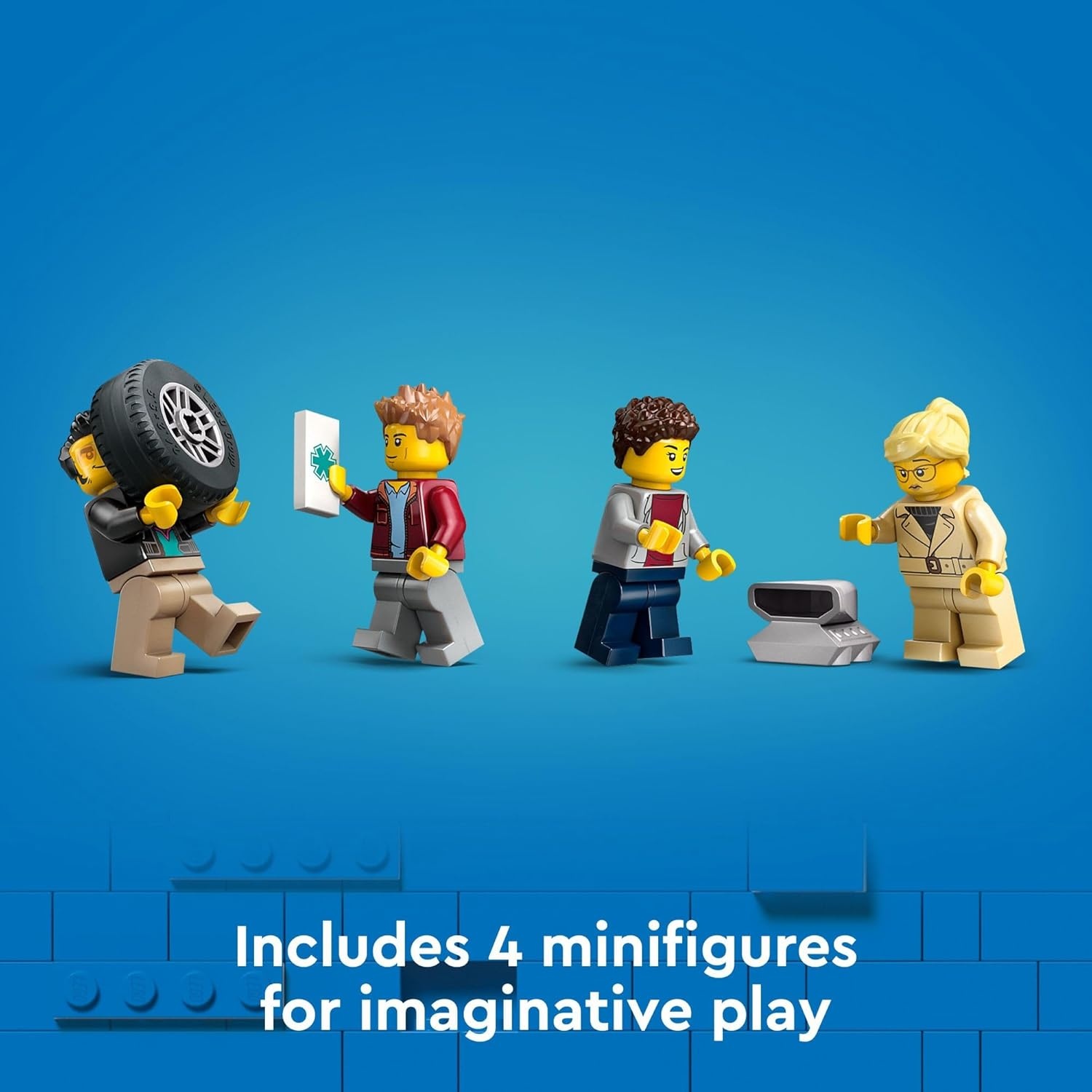 Lego Lego City Red Car Transporter with Sports Car