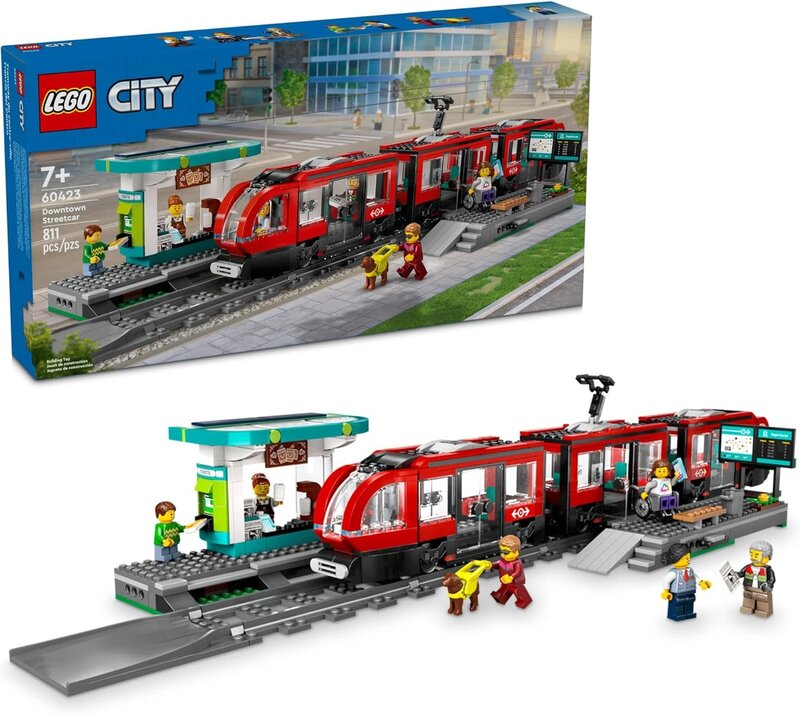 Lego Lego City Downtown Streetcar and Station