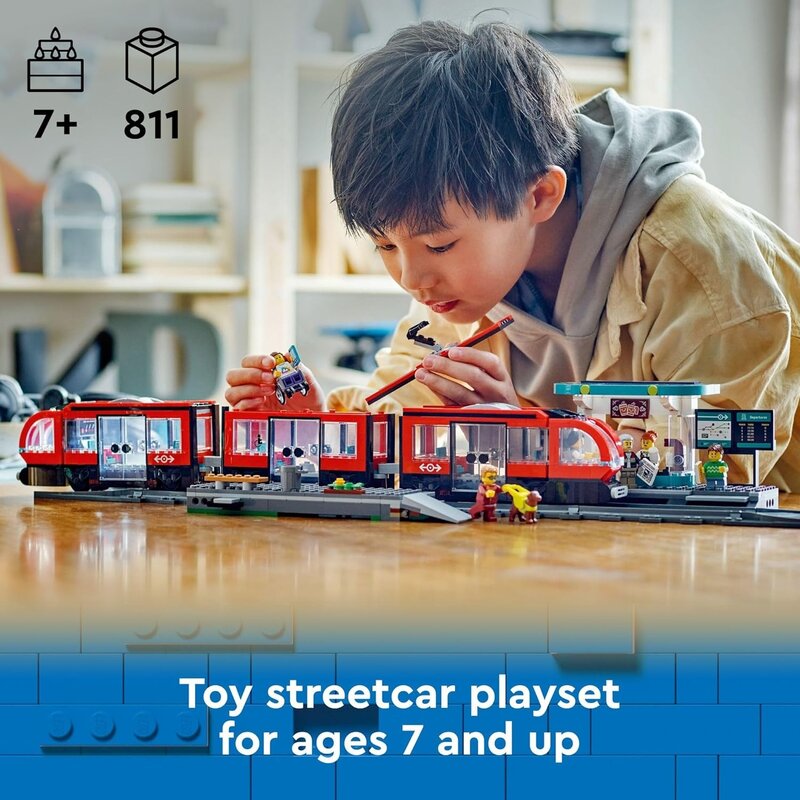 Lego Lego City Downtown Streetcar and Station