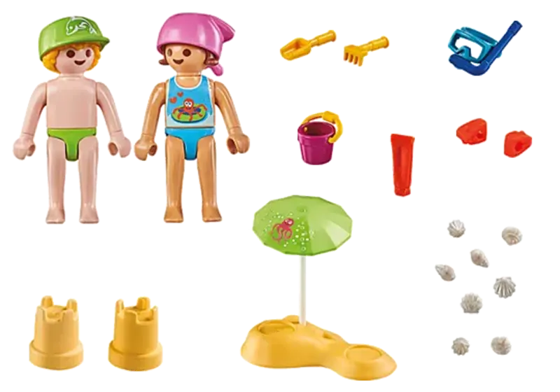 Playmobil Playmobil Special Plus Kids with Sand Castle