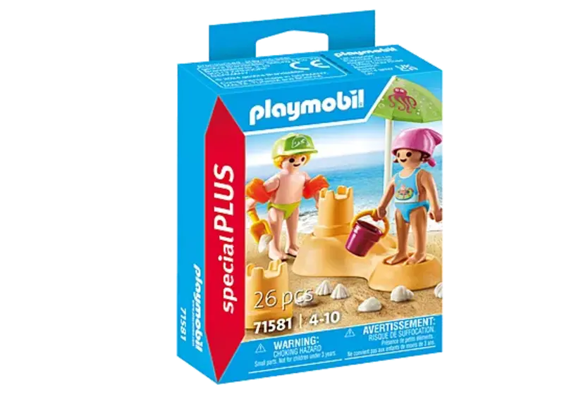 Playmobil Playmobil Special Plus Kids with Sand Castle
