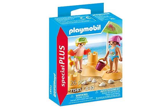 Playmobil Playmobil Special Plus Kids with Sand Castle