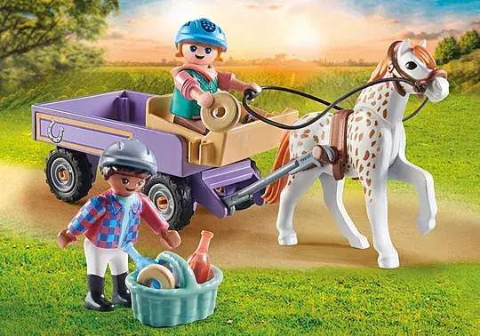 Playmobil Playmobil Horses of Waterfall: Pony Carriage