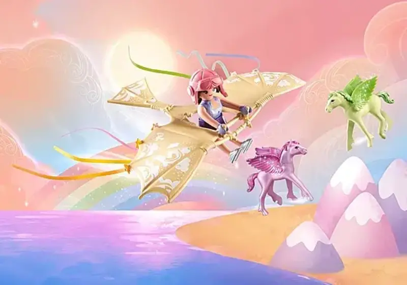 Playmobil Playmobil Princess Magic Trip with Pegasus Foals in the Clouds