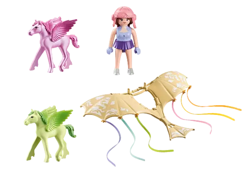 Playmobil Playmobil Princess Magic Trip with Pegasus Foals in the Clouds