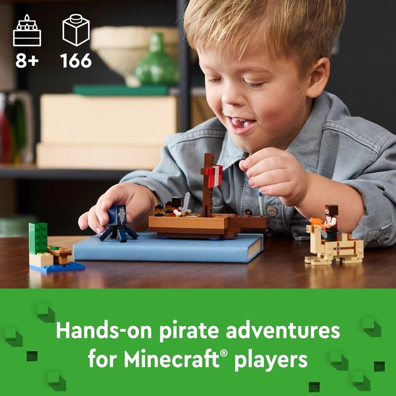 Lego minecraft pirate ship adventure hotsell