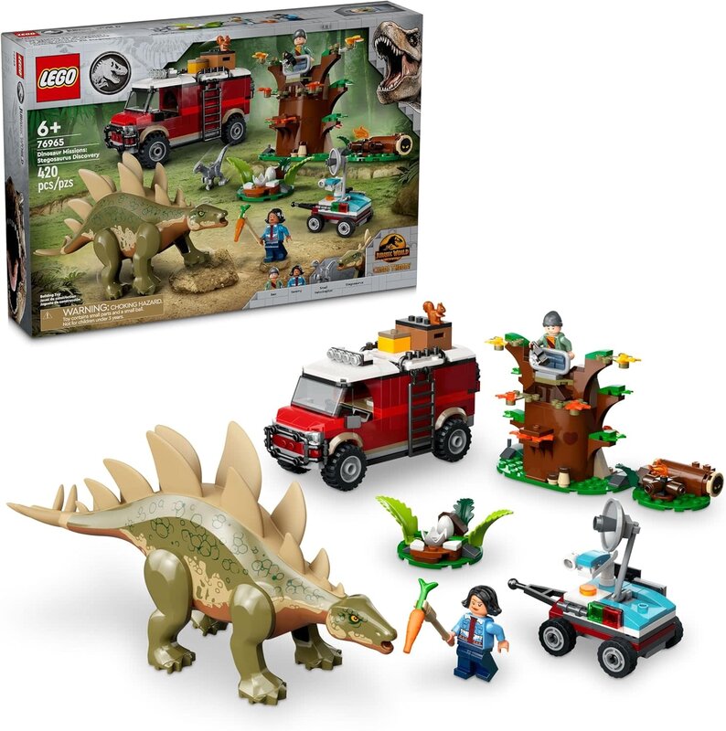 Lego Jurassic World Dinosaur Missions Stegosaurus Discovery Minds Alive Toys Crafts Books