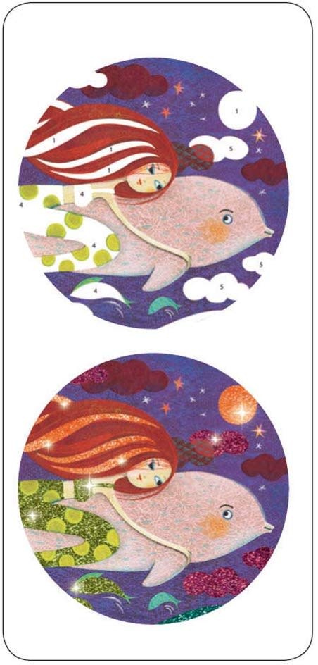 DJeco Djeco Glitter Boards Mermaids