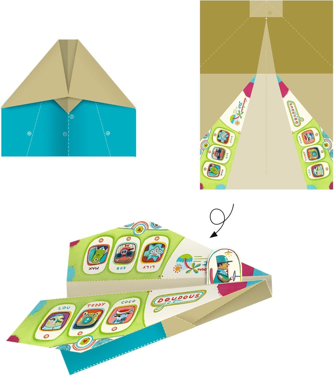 Djeco Origami Level 3 Paper Airplanes