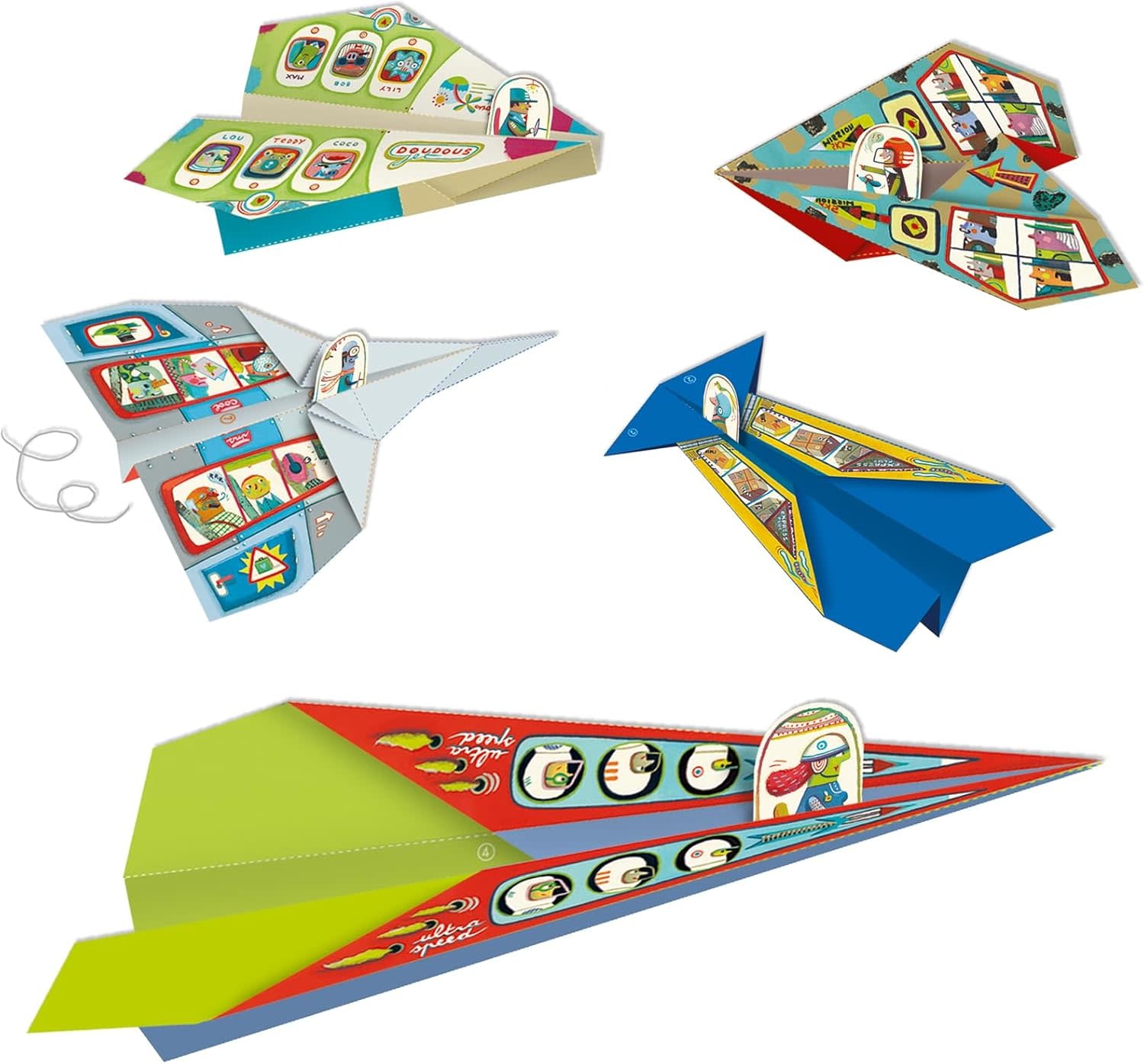 Djeco Origami Level 3 Paper Airplanes