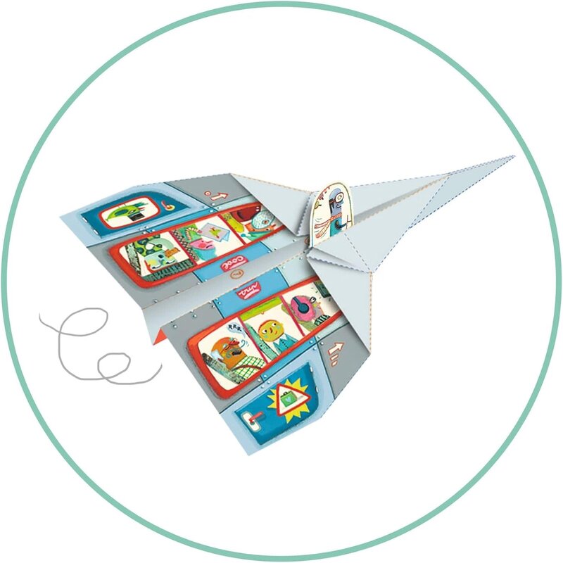 Djeco Origami Paper Airplanes