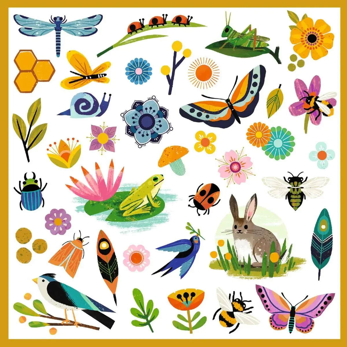 Djeco Stickers Garden