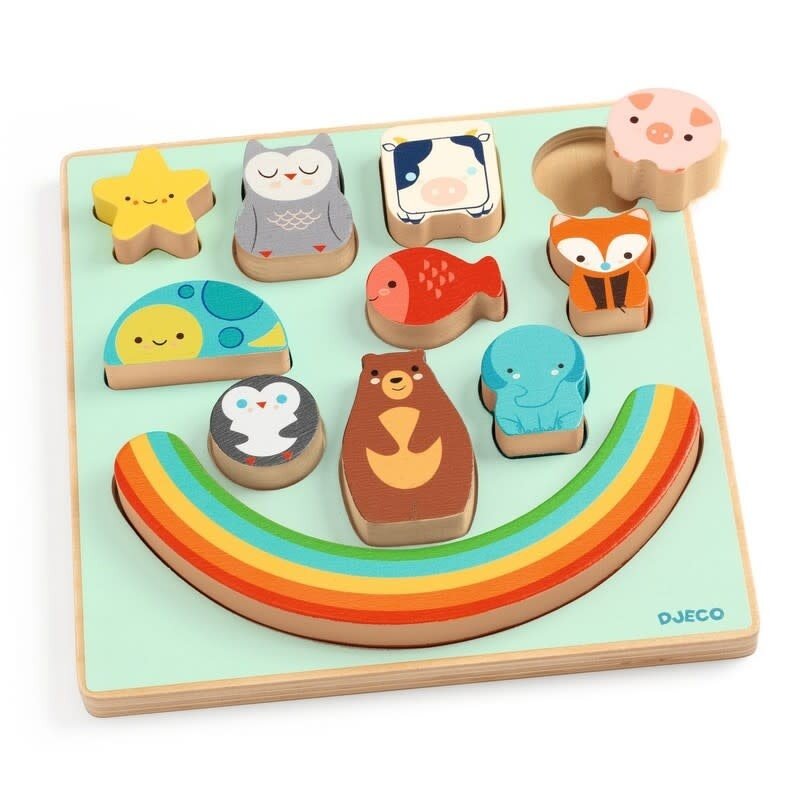 Djeco Puzzle & Boom Rainbow