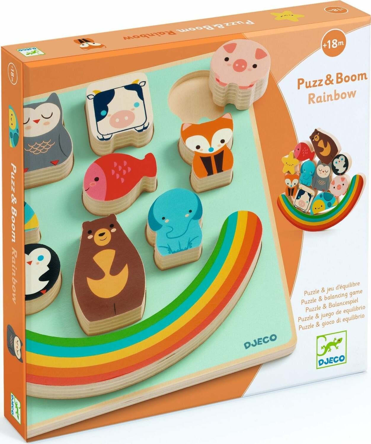 Djeco Puzzle & Boom Rainbow