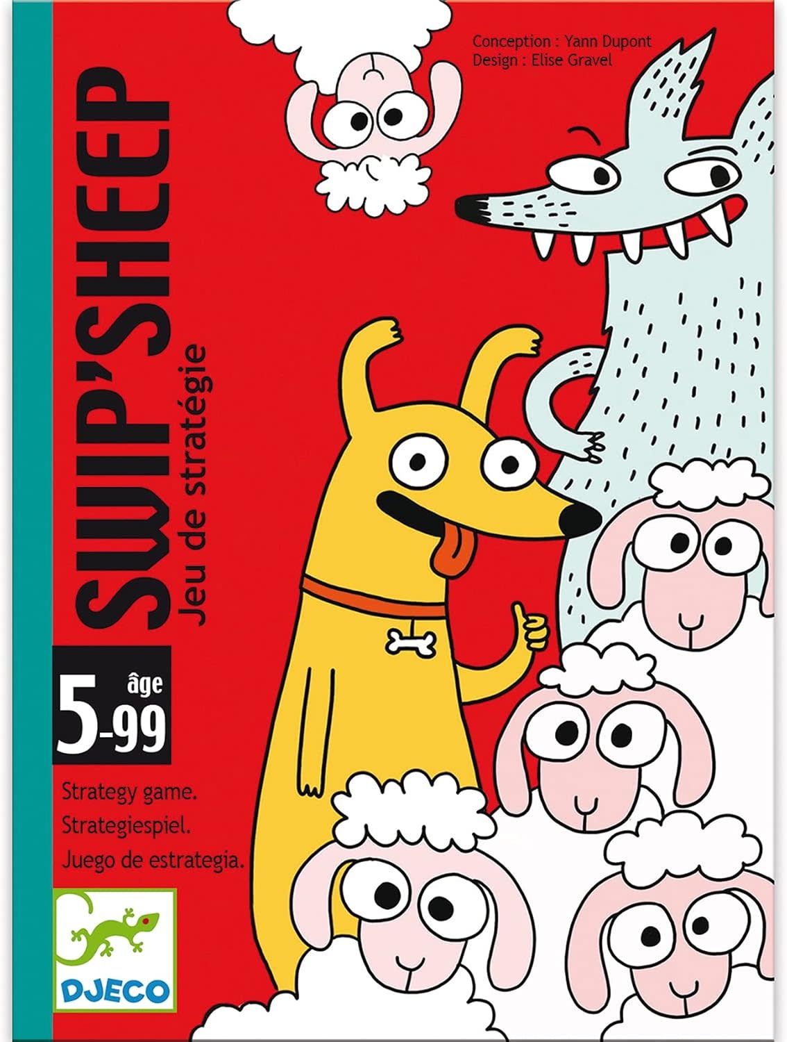 DJeco DJeco Card Game Swip' Sheep