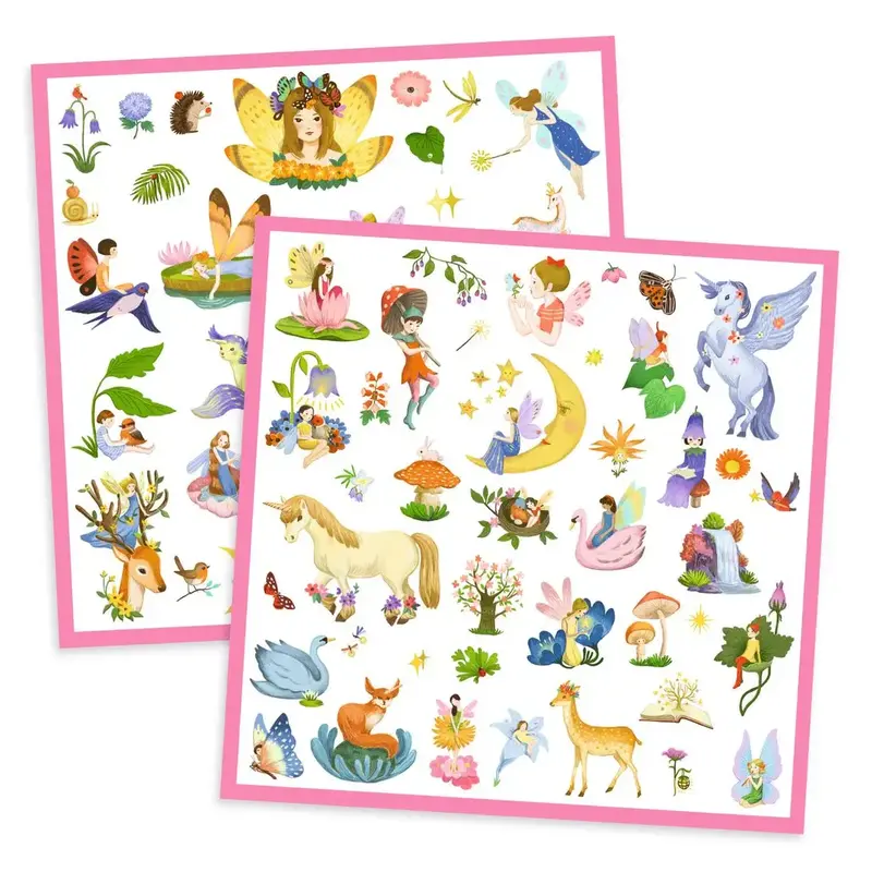 Djeco Metallic Stickers Fantasy