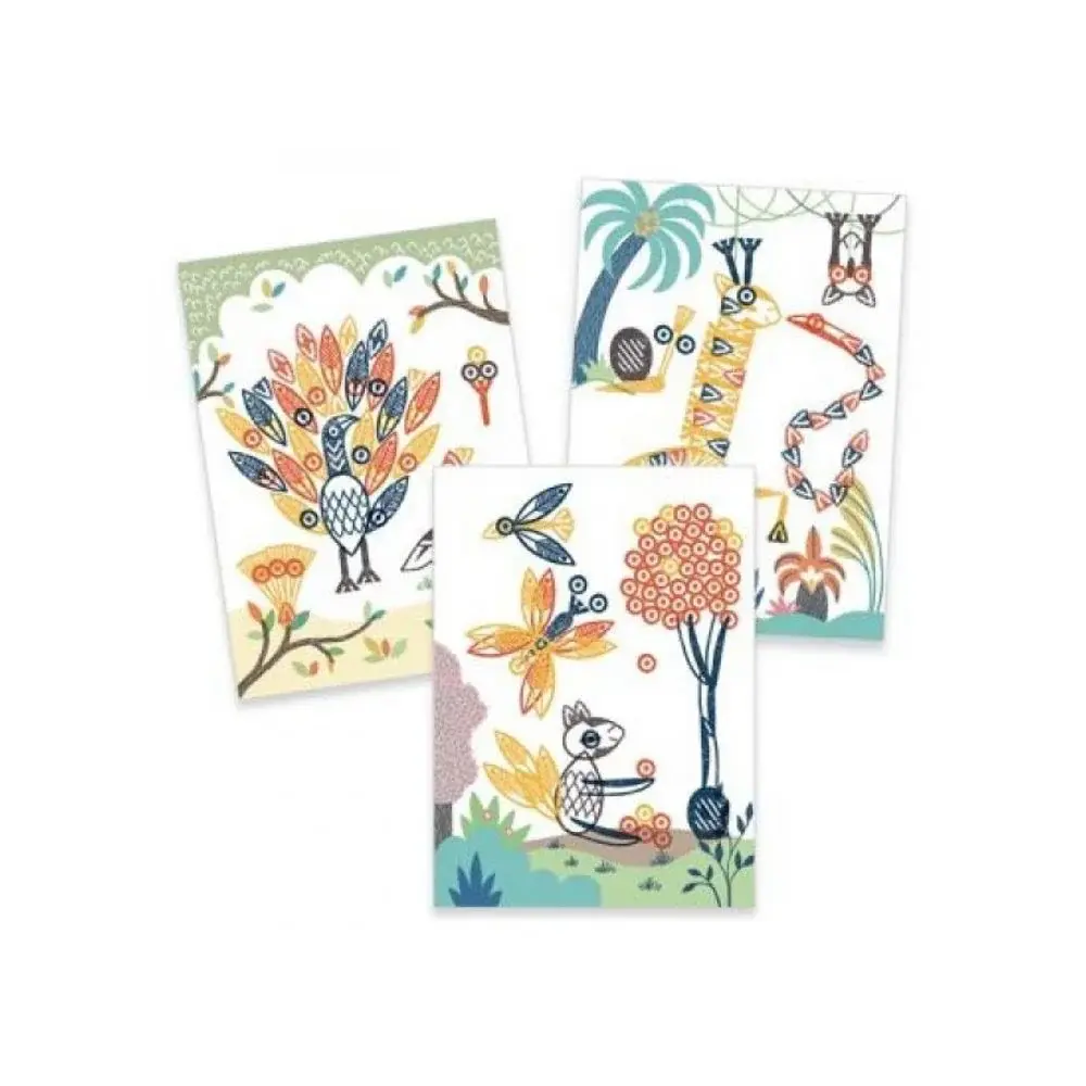 DJeco Djeco Mix & Match Stamps Surprising Animals