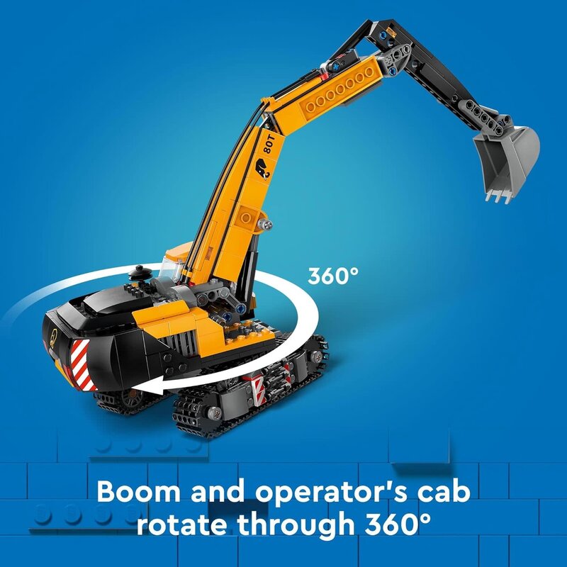 Lego Lego City Yellow Construction Excavator
