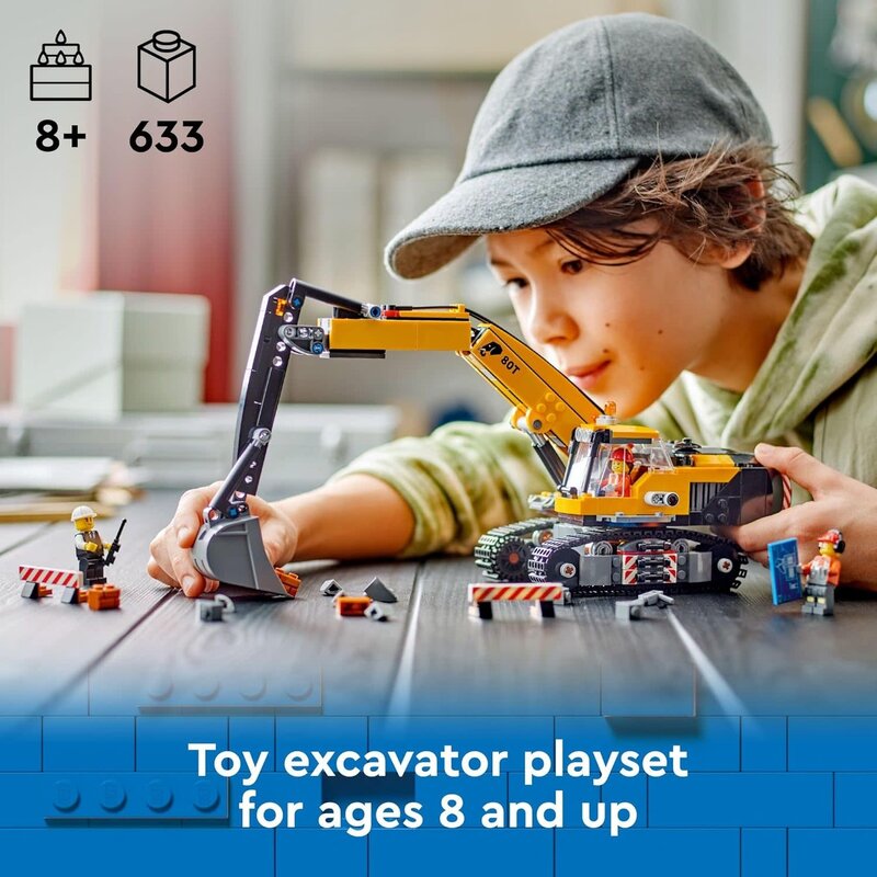 Lego Lego City Yellow Construction Excavator
