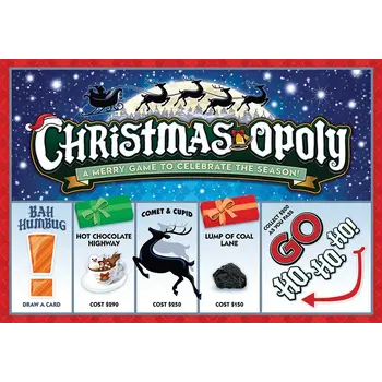 Outset Christmas-Opoly Game