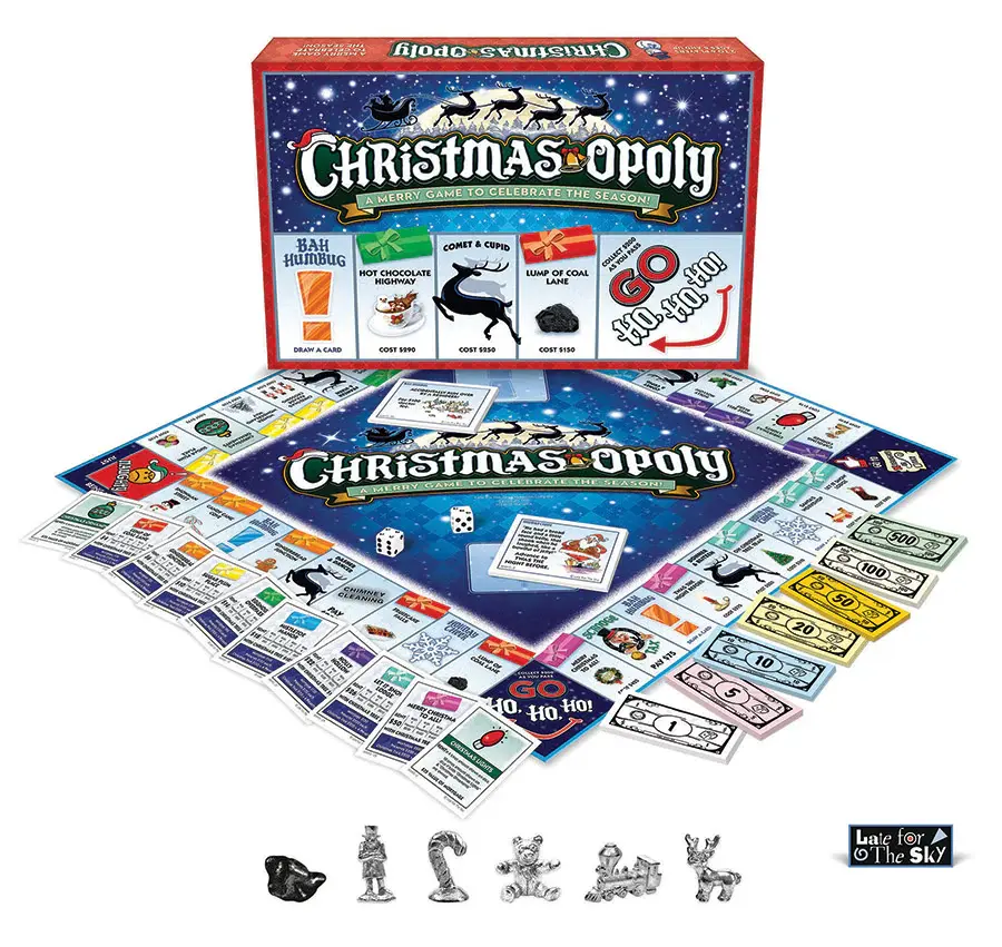 Outset Christmas-Opoly Game