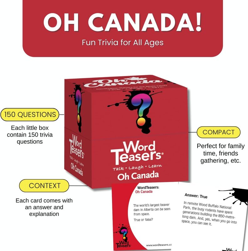 Word Teasers Large Oh Canada
