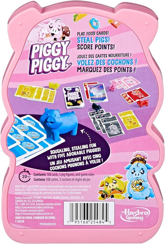 Hasbro Piggy Piggy Card Game