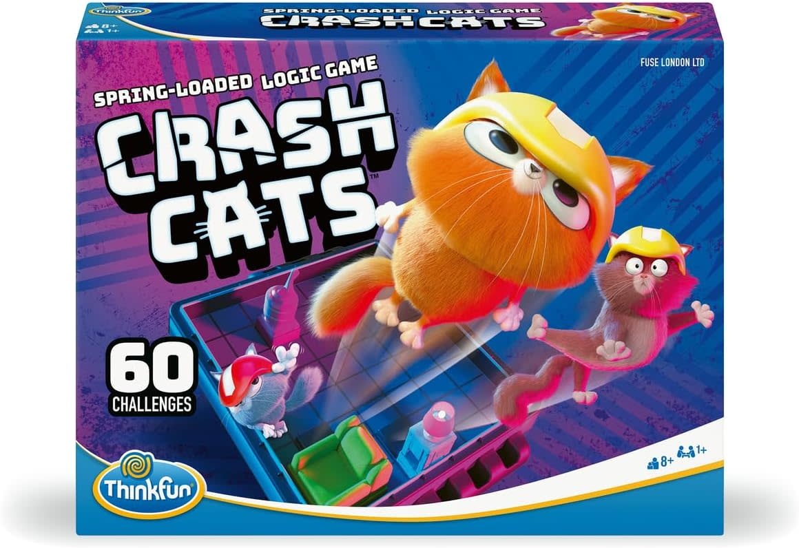 Thinkfun Crash Cats Spring Loaded Logic Game